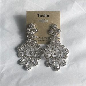 Rhinestone earrings